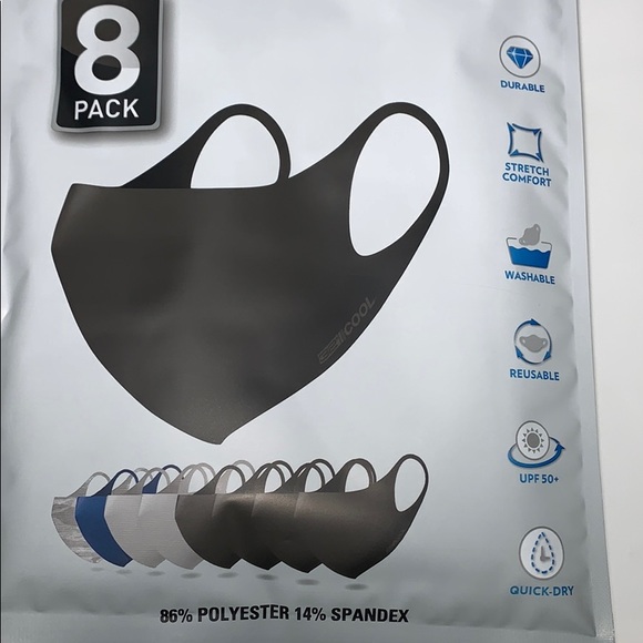 32 Degrees Cool Unisex Adult Face Masks, 8-Pack - Picture 12 of 16